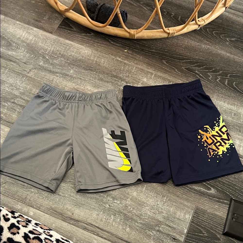 Under Armour and Nike boy’s Shorts both in perfect condition size 5